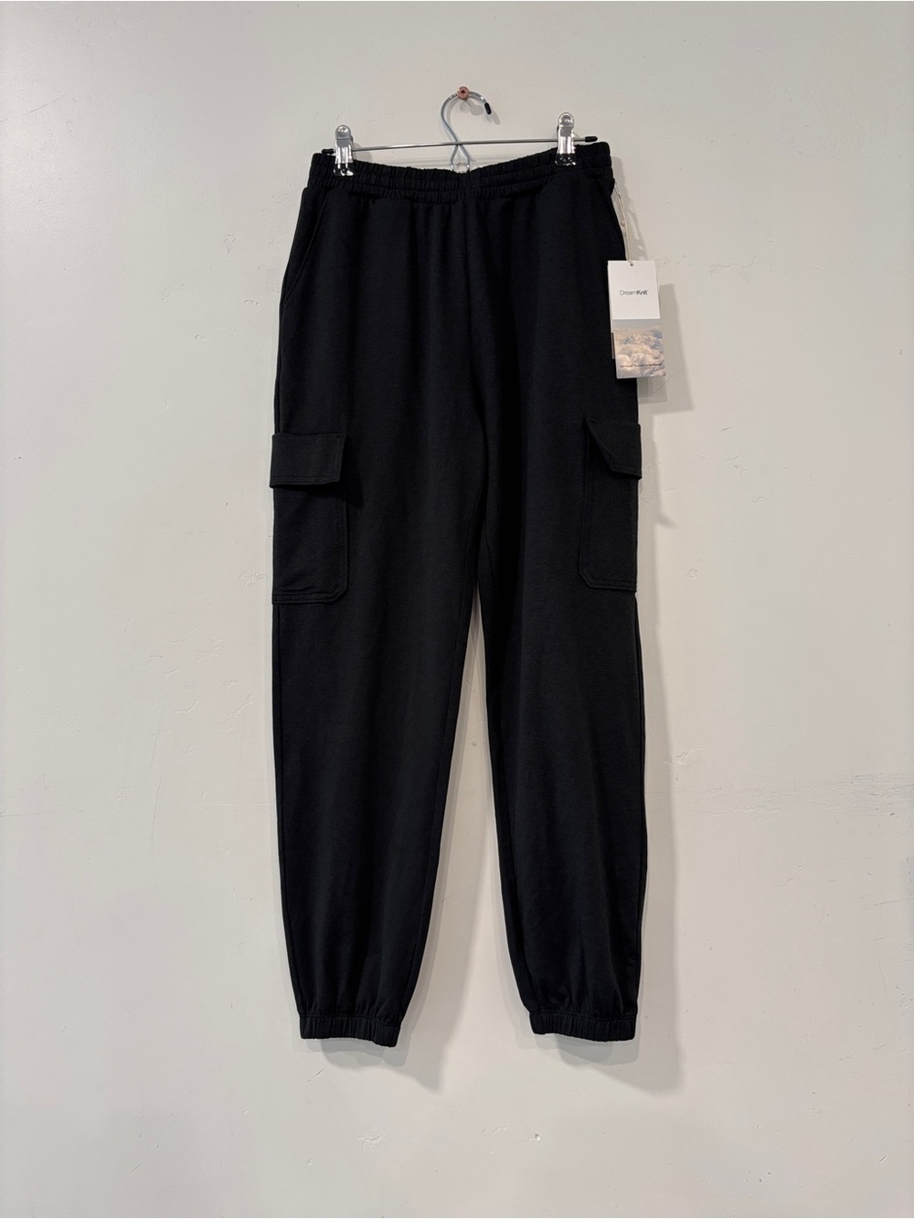 Vuori Boyfriend Cargo Jogger Womens XSmall Black Heather VW4062 DreamKnit NWT